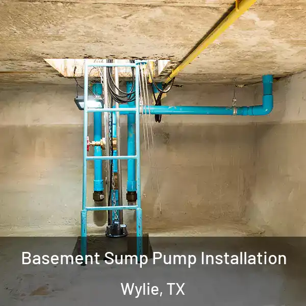  Basement Sump Pump Installation Wylie, TX
